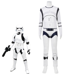 Darth Vader <b>Costume</b> Kids Star Wars Cosplay Halloween Outfit Black Cape Suit Boys Role Play <b>Costume</b> - Product Image 2