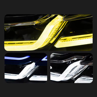 Faros LED de reequipamiento automático para BMW Serie 5 G30 G31 G38 Pre-LCI, carcasa negra, DRL de doble tono, faro delantero completo para actualización