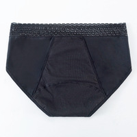 Femme coton dentelle période menstruelle culotte Yong filles 4 couches étanche Floral incontinence femmes Culotte Menstruelle sous-vêtements