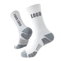 Chaussettes de sport décontractées personnalisées en Spandex/Nylon/Coton respirantes et absorbantes pour la course et le basketball