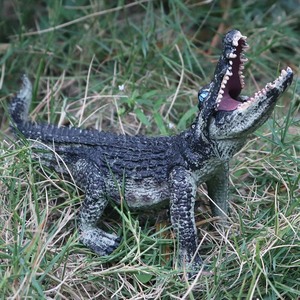 Yxs đồ chơi trẻ em <span class=keywords><strong>Nile</strong></span> Alligator Alligator Alligator Lưỡng Cư búp bê rắn mô phỏng động vật hoang dã mô hình cá sấu - Product Image 3