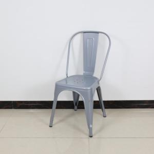 Chaise de salle à manger industrielle vintage en métal, style bistro français rétro du <span class=keywords><strong>Marais</strong></span>, mobilier de salle à manger d'occasion, vente en gros à prix réduit - Product Image 5