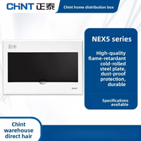 Boîtier de distribution CHINT NEX5-C 100A ABS, 8 prises, 220V, IP30, pour usage domestique, montage en surface, disjoncteur à courant fort
