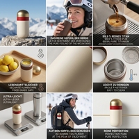 Tasse à œufs de Pâques en titane pur TA1 de 260 ml, ultra-légère, de qualité alimentaire, avec séparation pour le thé, personnalisable avec logo, vente en gros