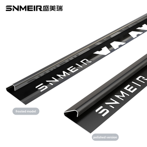 Hot bán hiện đại thép không gỉ gạch <span class=keywords><strong>TRIM</strong></span> cho văn phòng khách sạn các tòa nhà màu đen kim loại gạch cạnh góc <span class=keywords><strong>TRIM</strong></span> dễ dàng trở lại - Product Image 3