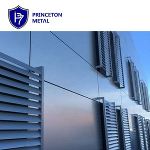 Thương mại không gỉ r Kem chống nắng kim loại Louvre lưỡi ban công nhôm trồng Windows shrouds màn trập cho cửa sổ mui xe - Product Image 3