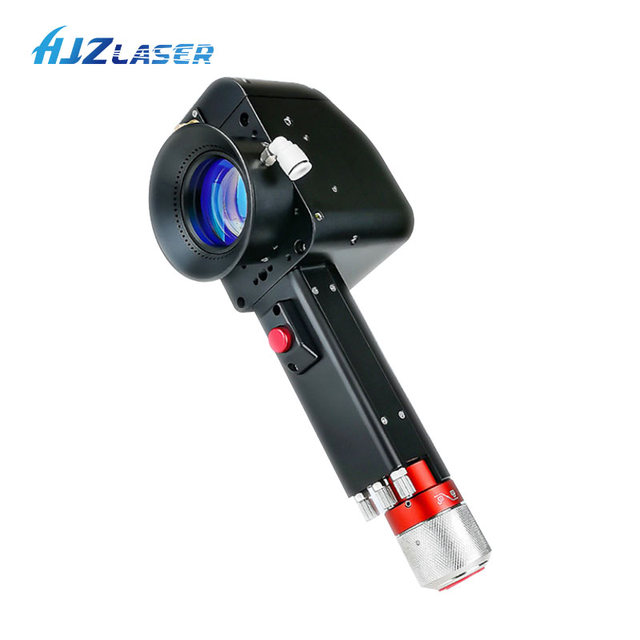 1000W 1500W 2000W Handheld Laser Dual Axis Cleaning Metal Paint Rust Oil Removal Head for Fiber Laser Cleaning Machine