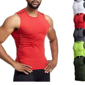 Débardeur de sport pour homme, style décontracté, respirant, à séchage rapide, personnalisable avec logo, idéal pour la salle de sport, le fitness et le basketball. - Product Image 1