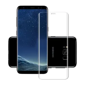 Pelindung Layar Kaca Ponsel Tiongkok Bening Kekerasan Anti Gores Kualitas Tinggi untuk Samsung S9