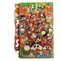 Carnet de notes A7 en acrylique et PVC, style japonais et coréen, imprimé en typographie, écologique, pour la détente et la décompression