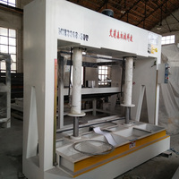 Presse à froid hydraulique pour portes en bois Allison Woodworking, structure robuste de 50 tonnes, 380V, facile à utiliser