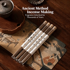 Incienso Peruano de Madera de 10.5cm, Purifica y Elimina Olores, Incienso de Salvia Blanca de California, Varillas de Incienso de Cedro para el Hogar con Caja de Tubo Acrílico - Product Image 4