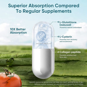 Oem hotselling <span class=keywords><strong>Glutathione</strong></span> vitamin viên nang mềm vẻ đẹp bổ sung cho làm trắng da thảo dược bổ sung - Product Image 3