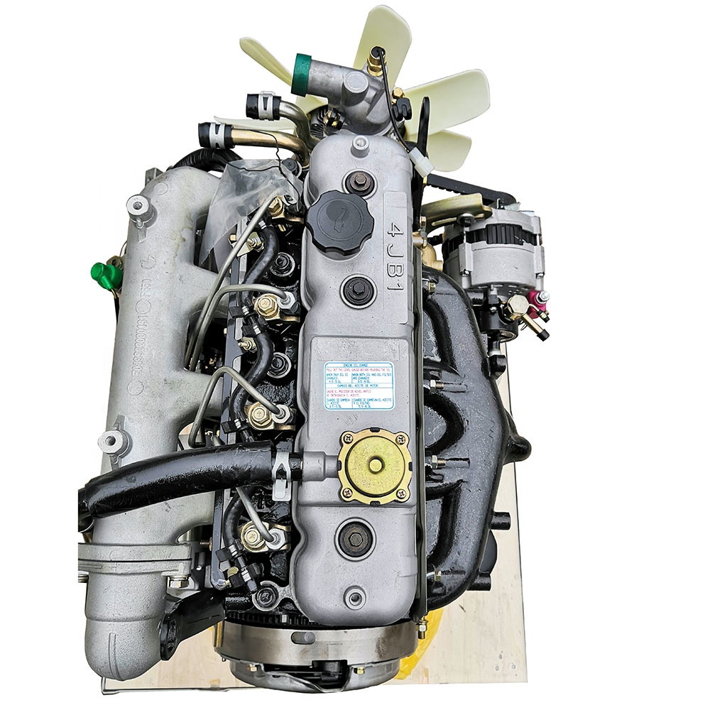 Thành Nguyễn　4台まとめ 4jb1 4jb1tc 57kw/3600rpm Water Cooled Electric Start Engine