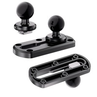 Rail de glissière d'extension pour kayak de pêche, rail de guidage fixe à vis, support de téléphone pour console centrale de voiture et kayak, rail de glissière à rotule en T
