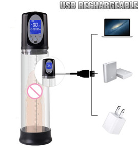 Puissant chargement USB haute pompe à pénis Led pour agrandissement du pénis pour hommes - Product Image 6