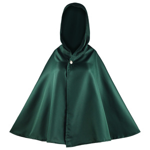 Cape de cosplay Attack On Titan, cape verte à capuche pour costume de jeu de rôle d'anime, taille adulte - Product Image 1