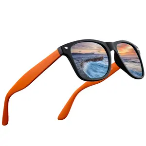 Wenzhou Mike Retro UV 400 Transparent Frame Eyewear Wholesale Sunglasses Male Polarized Lens Sun Glasses 2024