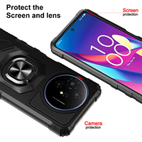 Fundas de teléfono móvil resistentes para TCL 60 XE NxtPaper 5G 50 LE 40 XE 30 SE Ring Kickstand a prueba de golpes Bumper Protection Phone Cover