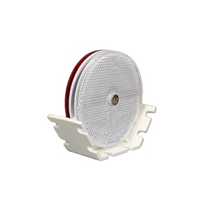 Réflecteurs de balisage routier de haute qualité à meilleure efficacité de réflexion, réflecteurs de garde-corps ronds de 80 mm - Product Image 2