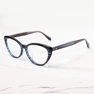 Lunettes de vue pour femmes, monture complète œil de chat, noir uni, anti-UV, correction de la vision, montures pour visage ovale, adultes - Product Image 2