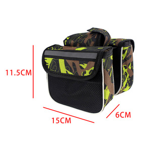 <b>Bicycle</b> Front Tube Bag Camouflage Waterproof For Mountain Bike Cycling Accessories - Product Image 2