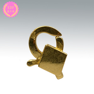 Boucle de bijoux Xin Duofu L8227 plaquée or, procédé hydraulique, pour bracelets et colliers. - Product Image 2