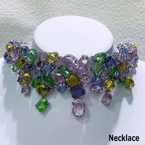 Conjunto de Joyería de Alta Gama Original Candy Crystal 2026, Collar, Pendientes, Pulsera y Anillo de <span class=keywords><strong>Marca</strong></span> de Lujo para Mujer, Regalos de Boda - Product Image 4