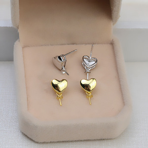 Wenchi S925 <b>Silver</b> O-Chain 5mm 10cm <b>Long</b> Tassel Earpin <b>Earrings</b> DIY Pearl Accessories Semi Finished 920 Fashion Jewelry Sets - Product Image 4