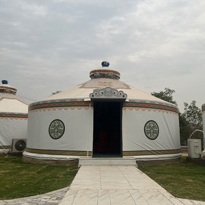 Grande <span class=keywords><strong>yourte</strong></span> mongole extérieure utilisée par la famille vente tentes ger en <span class=keywords><strong>toile</strong></span> mongole - Product Image 2