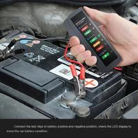 Testeur de batterie de voiture universel C.A.M 12V alimenté par batterie