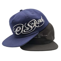 Groothandel Custom Borduurwerk Logo Hoge Kwaliteit 5 Panel Snap Rug Trucker Cap Hoed