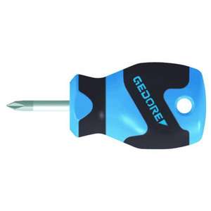 Gedore-1482440 3C-Screwdriver สั้นสำหรับสกรูหัวแฉก®-ไขควง4010886812426ชนิดไขควงปลายไขว้ - Product Image 1