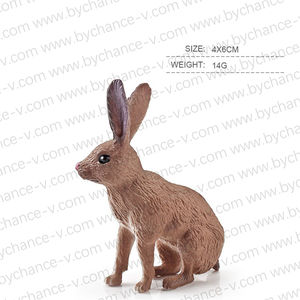 Figura de Conejo Realista de Plástico, Relleno de Bolsas de <span class=keywords><strong>Sorpresa</strong></span> de Pascua, Juguete de Conejito Adorable, Recuerdo de Fiesta, Regalo para Niños, Decoración - Product Image 6