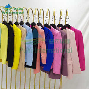 Blazer de mujer Ropa usada Pacas Vip Pacas Ropa 45kg <span class=keywords><strong>Vestido</strong></span> Premium Tela usada Blazers <span class=keywords><strong>Rosa</strong></span> Blazer para damas Mujeres - Product Image 2