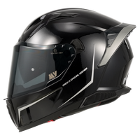 Casco de Motocicleta Integral con Visera Solar, Certificado ECE, Carcasa de ABS, Cumple con la Norma DOT, Anti-Impactos, Anti-Pinchazos, para Todas las Estaciones, Personalizable