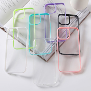 Fundas Personalizadas para Teléfonos Apple <span class=keywords><strong>iPhone</strong></span>, Fundas de Resina Acrílica Transparente, Fundas para Teléfonos Móviles al por Mayor a Bajo <span class=keywords><strong>Precio</strong></span> - Product Image 1