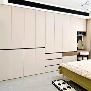 Fabricante Chino Venta Directa Muebles de Dormitorio de Alta Calidad <span class=keywords><strong>Armario</strong></span> de Madera Maciza para Almacenamiento de Ropa - Product Image 2