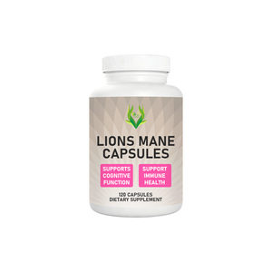 Cápsulas de Melena de León OEM ODM con Extracto de Hongo Melena de León, Apoyo a la Función Cognitiva y la Salud Inmunológica, Suplemento Dietético - Product Image 1