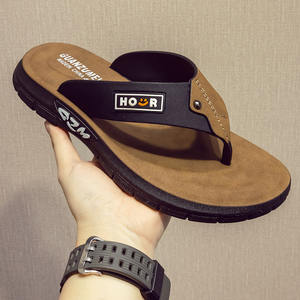 Chaussons pour hommes High Looks pour l'été, à porter à la plage, nouveaux, antidérapants, à clipser, résistants à l'usure, anti-odeurs, semelle épaisse, tongs - Product Image 3