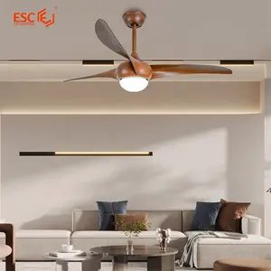 Intelligente Stille Plafondventilatoren 110Volt 50Hz 5 Ventilator Snelheid Dc 26W Led Smart Plafond Ventilator Licht Voor Thuis