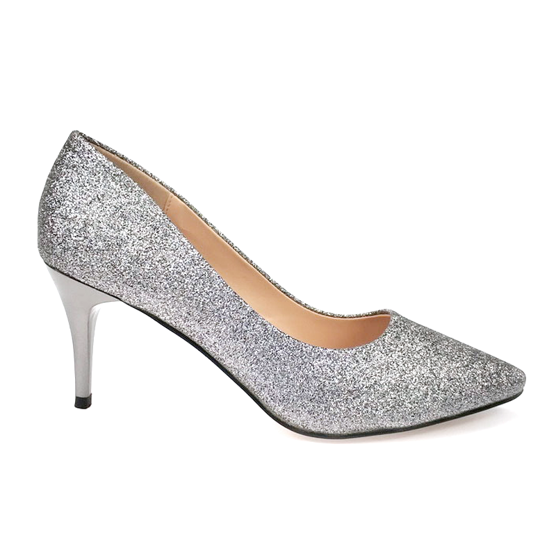 Glitter argento