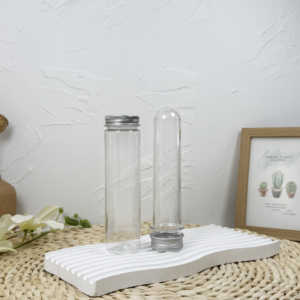 Tubes à essai en plastique PET de différentes tailles avec bouchons à vis pour le stockage des bonbons - Product Image 2