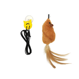Asılı ses taklit fare kedi oyuncak peluş fare ve kedi oyuncaklar interaktif Pet oyuncak - Product Image 5