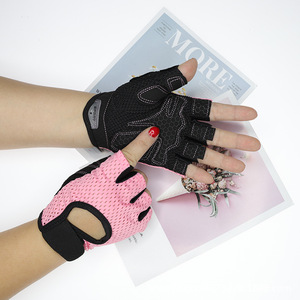 Custom Logo <b>Half</b> Finger Weight Lifting Gym Gloves Men Women Gel Pads Workout Training Fitness Gloves for Gym ,Rowing,Training - Product Image 2