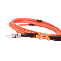 Câble de raccordement MPO en fibre optique multimode OM2, duplex ST-UPC-ST-UPC, longueur personnalisable de 1m à 70m, pour FTTH