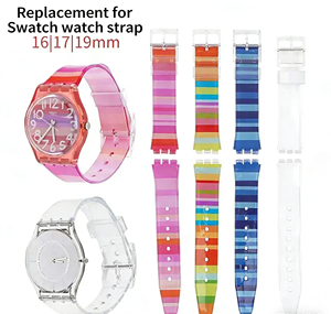 Correa de <span class=keywords><strong>Reloj</strong></span> de Silicona Impermeable de 17mm 19mm 20mm, Cómoda y Elegante - Product Image 1