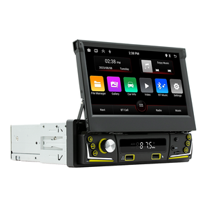 Reproductor MP5 universal de 7 pulgadas individual 1 Din desmontable para coche Radio en el tablero GPS para coche Sterio con Carplay inalámbrico y <span class=keywords><strong>Android</strong></span> Auto - Product Image 5
