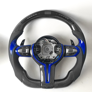 Volante de Coche de Cuero y Fibra de Carbono para M Sport F-Chassis F80 F82 F87 F12 F13 F86 F33 M1 M2 M3 M4 M5 M6 X5 X6 F30 F10 F21 <span class=keywords><strong>F1</strong></span> - Product Image 5