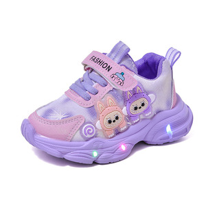 Nuove <span class=keywords><strong>Scarpe</strong></span> Sportive in PU per Bambini e Donne con <span class=keywords><strong>Luci</strong></span> LED, Suola Morbida, Stile Joker, Primavera-Autunno - Product Image 6